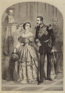The Prince and Princess Frederick-William of Prussia by Gustave Janet